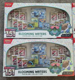 LOT OF 4 Pokemon 151 Blooming Waters Premium Collection 4x In Hand Brand New! - Image 2