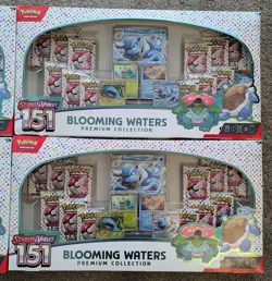 LOT OF 4 Pokemon 151 Blooming Waters Premium Collection 4x In Hand Brand New! - Image 3