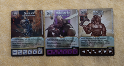 d+d dungeon dragon promo card minsc and boo rare dracolich 99 minotaur 109/138 - Image 1