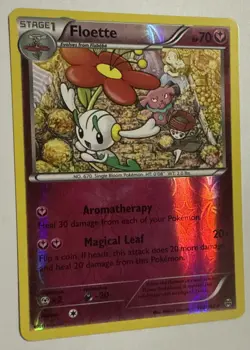 Pokemon TCG Floette 102/162 Reverse Holo Uncommon XY BREAKthrough Near Mint - Image 2