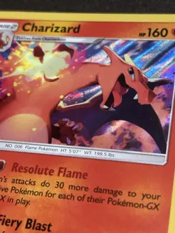 Charizard 3/70 Dragon Majesty 2018 Holo Pokemon, Light-Play/Near-Mint Condition - Image 2