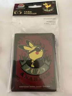 Pokemon World Championship 2025 Anaheim Pikachu Sleeves - Image 1