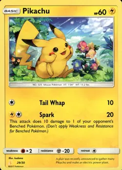 Pikachu 29/30 | Sun & Moon - Trainer Kit (Alolan Raichu) | Pokemon | ENG | Promo - Image 2