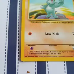 Vintage Machop - 52/102 Base Set Pokemon Card 1995, 96, 98 99 EXCELLENT - Image 2