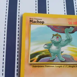 Vintage Machop - 52/102 Base Set Pokemon Card 1995, 96, 98 99 EXCELLENT - Image 3