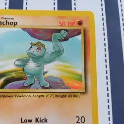 Vintage Machop - 52/102 Base Set Pokemon Card 1995, 96, 98 99 EXCELLENT - Image 4