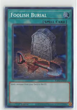 YuGiOh Rarity Collection II Foolish Burial Secret Rare #RA02-EN049 - Image 1