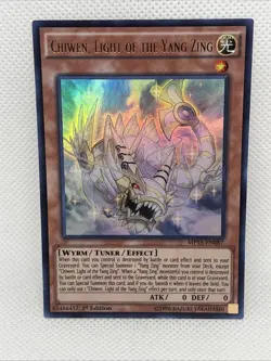 Yugioh Chiwen, Light Of The Yang Zing MP15-EN087 Ultra Rare 1st Ed NM - Image 1