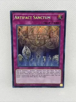 Yugioh Artifact Sanctum BLLR-EN080 Secret Rare 1st Ed Near Mint - Image 1