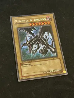 Yugioh Red Eyes Black Dragon Card BPT-005 Ultra Rare Limited LP TCG - Image 2