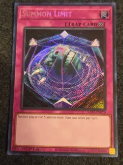Yugioh! - Summon Limit - RA01-EN070 - Secret Rare -NM/M - Image 1