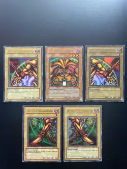 Yugioh Exodia The Forbidden One Full Set LOB-120-124 Ultra Unlimited HP - Image 1