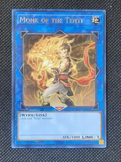 3x YuGiOh! - Monk of the Tenyi CRBR-EN056 Rare 1st Edition Near Mint - Image 2