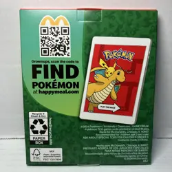 Pokemon Card Mcdonalds Booster Pack 2024 Hydreigon Sticker Activity UNOPENED - Image 2