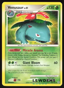 Venusaur - 20/132 - Non-Holo Rare - Secret Wonders - Pokemon Card - 2 - Image 1