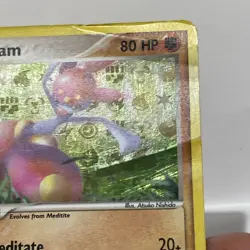 Pokemon Medicham 10/101 Reverse Holo Rare EX Hidden Legends Trading Card HP - Image 4