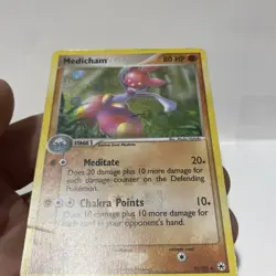 Pokemon Medicham 10/101 Reverse Holo Rare EX Hidden Legends Trading Card HP - Image 5