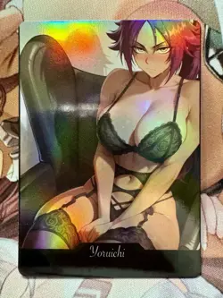 Yoruichi Shihouin BLEACH Goddess Story Waifu Anime Custom Card - Image 1