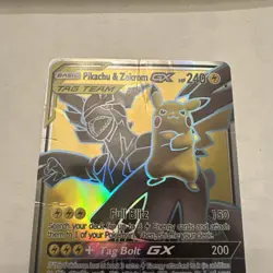 Pokemon Card Pikachu And Zekrom GX Tag Team - Image 2
