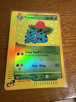 Pokemon TCG Ivysaur Expedition Base Set, Reverse Holo Uncommon Card 82/165 - Image 1