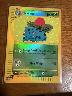 Pokemon TCG Ivysaur Expedition Base Set, Reverse Holo Uncommon Card 82/165 - Image 2