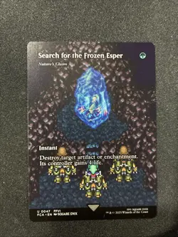 MTG - Search for the Frozen Esper - Nature's Claim (Showcase) Final Fantasy - Image 1