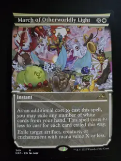 March of Otherworldly Light NM SHOWCASE Kamigawa: Neon Dynasty MTG FREE SHIPPING - Image 1