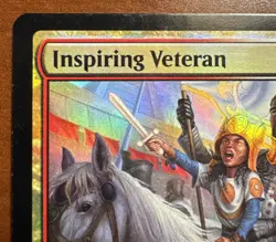 NM Foil Inspiring Veteran - Throne of Eldraine Magic The Gathering MTG - Image 3
