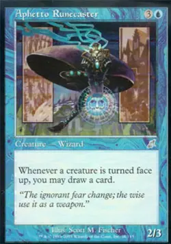 Aphetto Runecaster - Medium Play MTG Scourge - Image 1