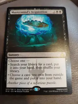 Mastermind's Acquisition x1 NM Magic the Gathering 1x Rivals of Ixalan mtg card - Image 1