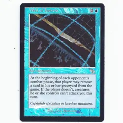 MTG Web of Inertia FOIL LP SP Judgment Magic the Gathering - Image 1