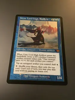 MTG Modern Horizons Retro Frame Etched Foil #14 Urza, Lord High Artificer - Image 1