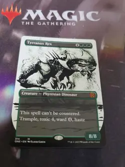 Mtg. Tyrranax Rex. Showcase. Phyrexia: All Will Be One. Pack Fresh - Image 1