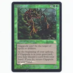 MTG Gigapede FOIL MP Onslaught Magic the Gathering - Image 1