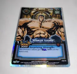 Yu Yu Hakusho TCG CCG Younger Toguro ST8/176 Unlimited Foil Ghost Files Card - Image 5