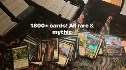 Magic The Gathering Bulk Rare Lot 1800+ Cards Rare and Mythical Collection MTG - Image 1