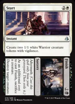 Start to Finish -Foil Light Play MTG Amonkhet - Image 1
