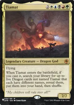 Tiamat #235/281 (NM) List Reprints LIST LIST Magic MTG Card - Image 1