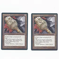 MTG 2x Despotic Scepter LP SP Ice Age Magic the Gathering - Image 1