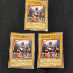 YuGiOh Card - 3x Woodborg Inpachi RDS-EN001 machine 1st edition - Image 1