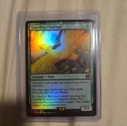 Traveling Chocobo Final Fantasy Foil MTG Magic the Gathering MINT - Image 1
