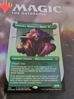 Mtg. Vorinclex, Monstrous Raider. Foil Concept Praetor. Phyrexia. Nm - Image 1