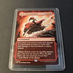 MTG Fiery Emancipation 42 Regular Rare Wilds of Eldraine: Enchanting Tales WOT - Image 2