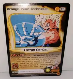 Dragon Ball Z Orange Palm Technique P8 Fusion Saga Dbz Ccg Tcg Card Promo Rare - Image 1