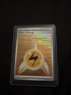 Lightning Energy HOLO FOIL 020 Black Bolt White Flare ENGLISH Pokemon Holofoil - Image 1
