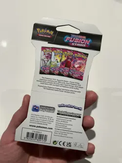 Pokemon Fusion Strike Sleeved Booster Pack (1x) - BRAND NEW / SEALED - Mew Art 820650809170 - Image 3