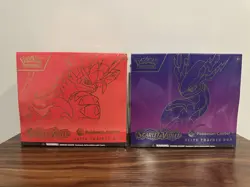 Sealed - Scarlet And Violet Base ETB - Set Of 2 - Pokemon Center Exclusive 2023 - Image 1
