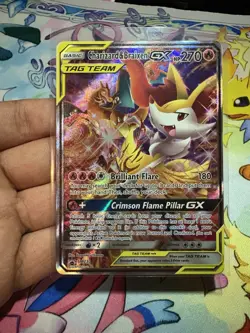 Pokemon TCG Charizard & Braixen GX SM230 Sun & Moon Black Star Promo MINT - Image 1