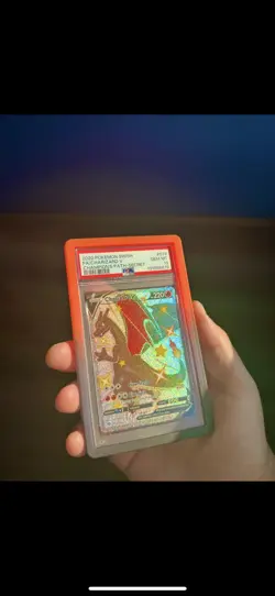 Pokemon Sword & Shield Champion's Path 079 Full Art/charizard V Secret PSA 10 - Image 3