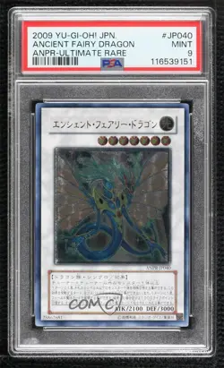 UL - Ancient Fairy Dragon Japanese Unlimited YuGiOh Prophecy PSA 9 MINT 0q9m - Image 1